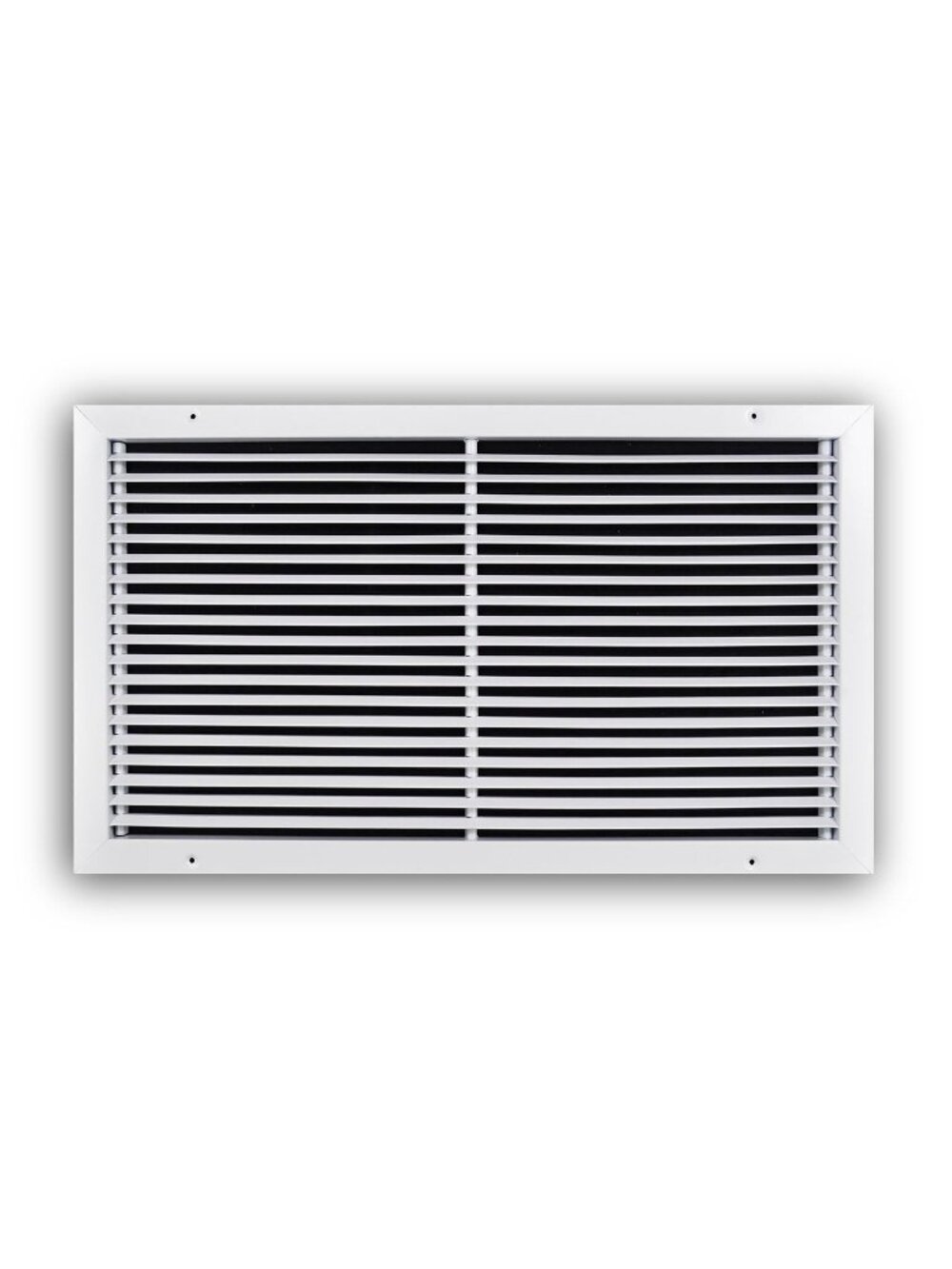 TRUaire - 270 - 25" x 16" White Steel Fixed Bar Return Air Filter Grille